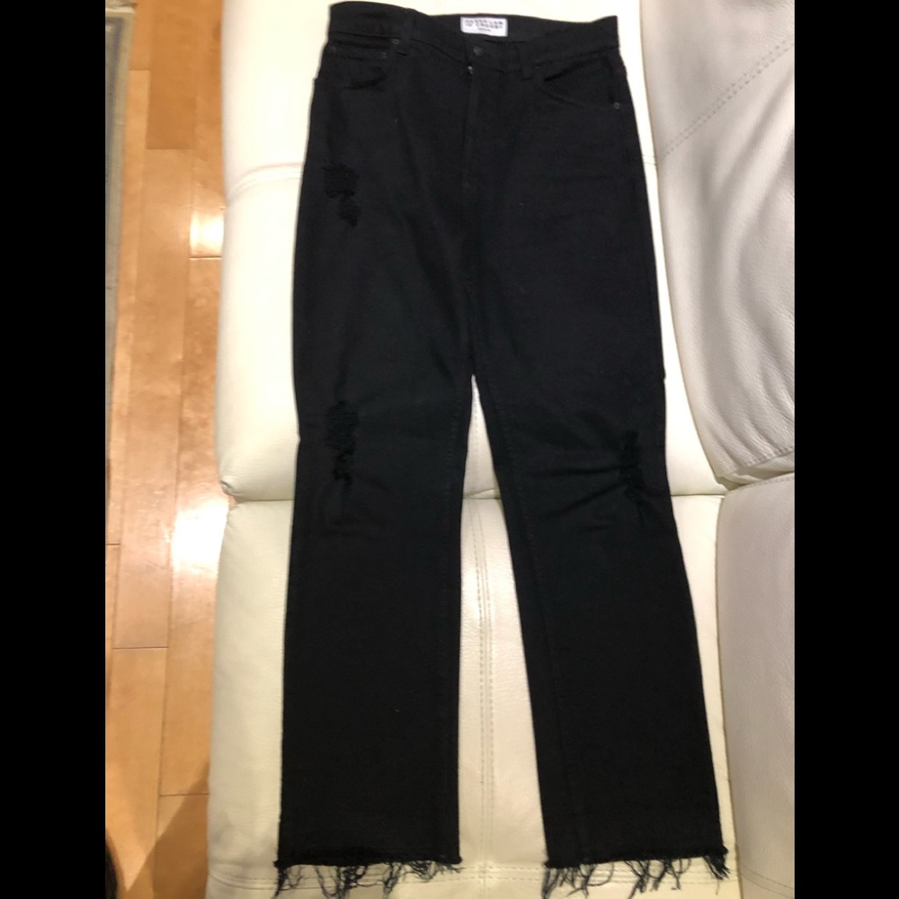 Pair of black jeans.